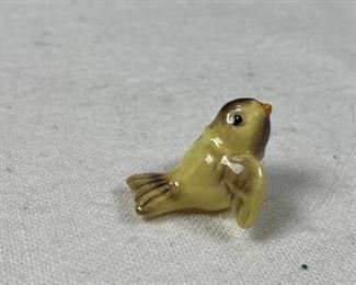Vintage Hagen Renaker Miniature Yellow Bird Figurine