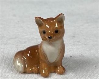 MIniature Hagen Renaker Vintage Fox Kit Figurine