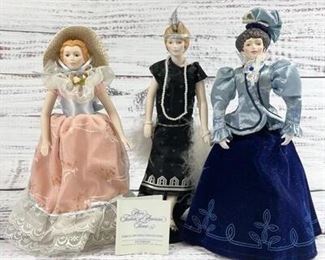 Victorian Porcelain Doll Collection Avon