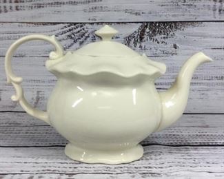 Off White Tea Pot Godinger Co