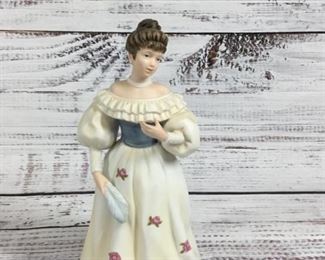Victorian Woman Figurine Homco