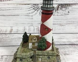 Battery Operated Light up Lighthouse Figurine