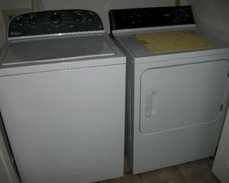 Whirlpool Washer and Hotpoint Dryer