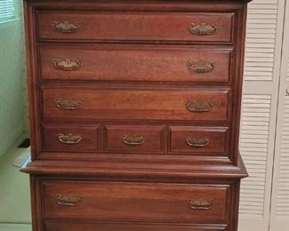 chest of drawers is 40 1/2" wide x 21" deep x 56" tall