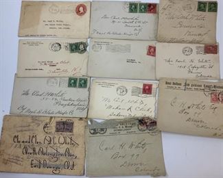 Postal Covers Mostly Early 20th Century