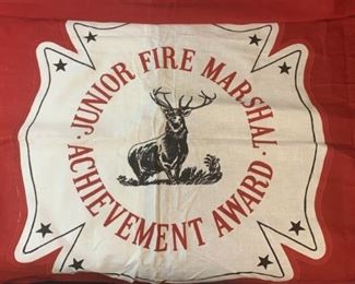Jr Fire Marshal Achievement Flag