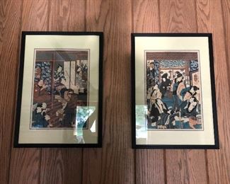 Antique Japanese prints