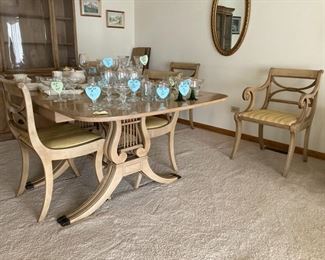 13 Dining Room Table with 6 Chairs and 2 Leaves