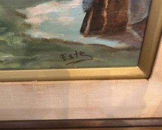 painting signed Este