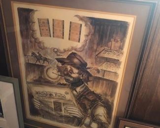 George Crionas artist proof print signed