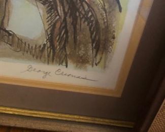 George Crionas artist proof print signed