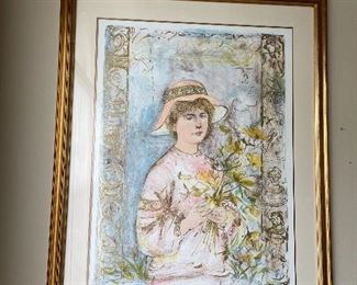 Hibel framed print