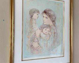 Hibel framed print