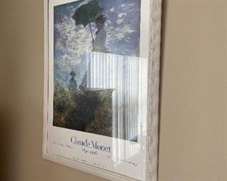 Framed poster