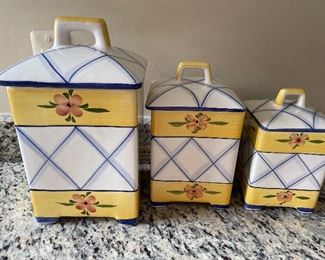 Ceramic canister set (3)