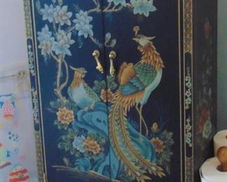 Japanese Lacquer Storage Cabinet