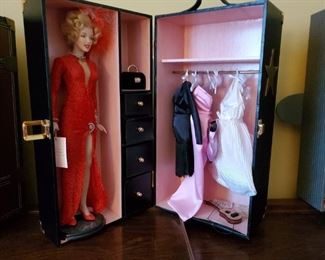 Franklin Mint Marilyn Monroe Wardrobe Trunk