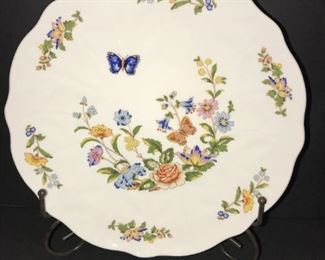 Cake plate by Aynsley - to be sold with 2 servers in another photo