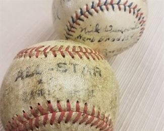 Contents of 5 different Estates or families moved to one location!! 1940's St. Joseph MO Cardinals baseballs