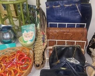Much ladies items and accessories-vintage and modern.