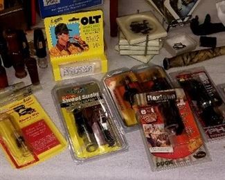 Much hunting and fishing related items.