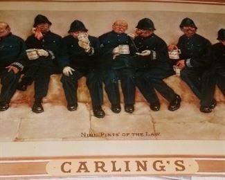 New pic!! Vintage Carling's Beer metal sign
