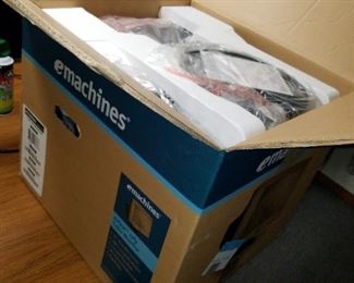 new, still in original box.  eMachines color monitor (similar in previous picture on top of desk)