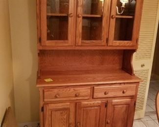 oak hutch