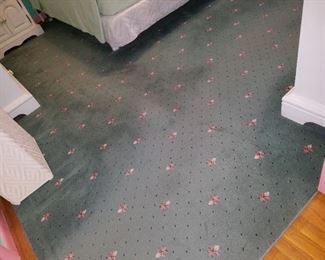 large area rug, finished edges