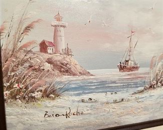 oil on canvas painting