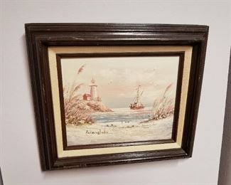 oil on canvas painting