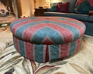 Upholstered Round Ottoman - 42"Dia. - WAS $80 NOW $50