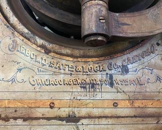 Antique 1892 Diebold Safe & Lock Co. Double Door Safe - 47"H x 26"W x 23.5"D - WAS $950 NOW $475