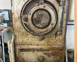 Antique 1892 Diebold Safe & Lock Co. Double Door Safe - 47"H x 26"W x 23.5"D - WAS $950 NOW $475