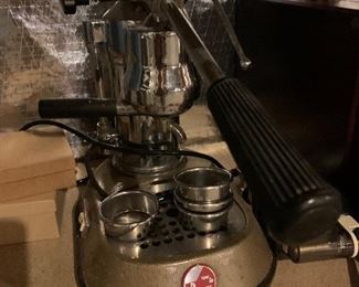 Vintage Pavoni espresso machine. Viva Italia. 1975 or earlier 