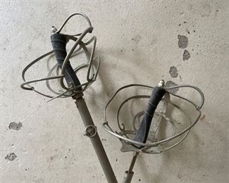 Pair of antique Victorian Calvary Trooper swords.  Photo 3 of 3. 