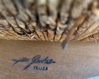 Set of 6 French ladderback chairs with rush seats.  Set includes two arm and 4 side chairs. Each measures 44" H x 23" W x 18" H. Photo 3 of 3. 