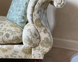 Baker Furniture rolled arm Regency Style daybed. Measures 92" L x 36" D x 38" H. Photo 2 of 4. 