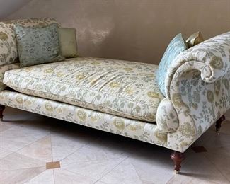 Baker Furniture rolled arm Regency Style daybed. Measures 92" L x 36" D x 38" H. Photo 1 of 4. 