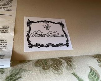 Baker Furniture rolled arm Regency Style daybed. Measures 92" L x 36" D x 38" H. Photo 4 of 4. 