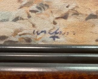 Reproduction Ufer Western oil painting. Signed by artist. Photo 2 of 2. 