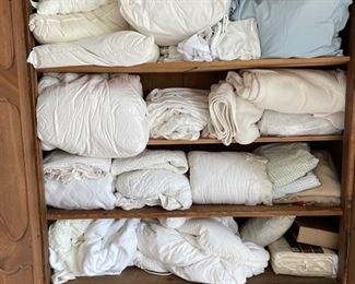 Mike Bell French provincial oak armoire with brass detailing.  Measures 63" W x 23" D x 91" H. Photo 4 of 4.