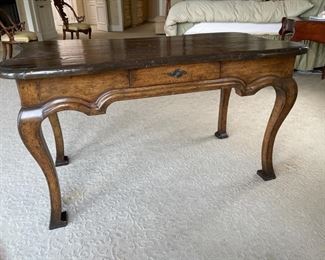 Vintage writing desk. Measures 52" W x 25" D x 31" H. Photo 1 of 2. 