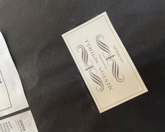 Pair of Minton-Spidell L' Avant upholstered armchairs - one shown. Photo 2 of 2.