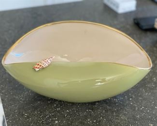 Decorative shell bowl.