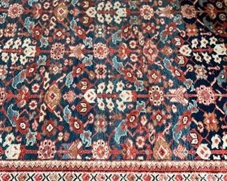Vintage Hamadan rug. Measures 5' 3" x 11' 5". Photo 1 of 2. 