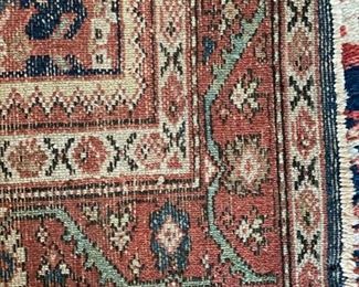Vintage Mahal rug. Measures 5' 3" x 11' 5". Photo 2 of 2. 