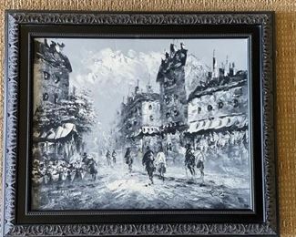 Oil painting signed by artist. Photo 1 of 2. 