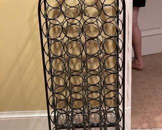 40 bottle metal wine rack. 