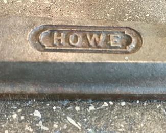 Antique Howe weight. Photo 2 of 2. 